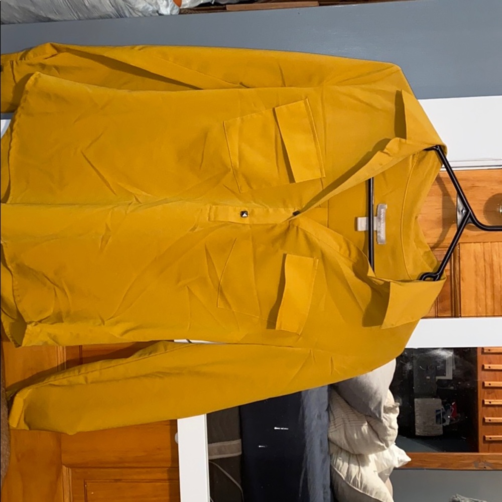 Mustard blouse